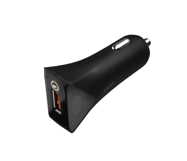 Hama ŁADOWARKA SAMOCHODOWA 1xUSB QC 3.0 CZARNA # - 1436595 - zdjęcie 2